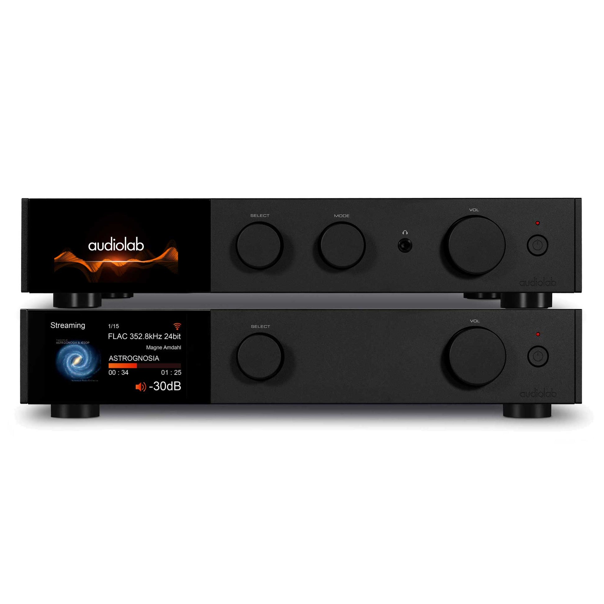 Audiolab 9000A with 9000N Black