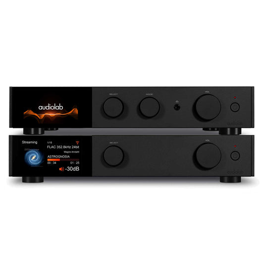 Audiolab 9000A with 9000N Black