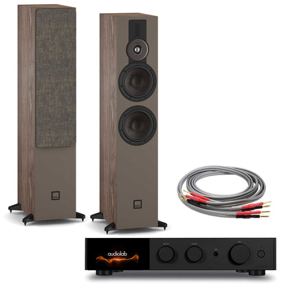 Audiolab 9000A Black with Dali SONIK 7 Walnut