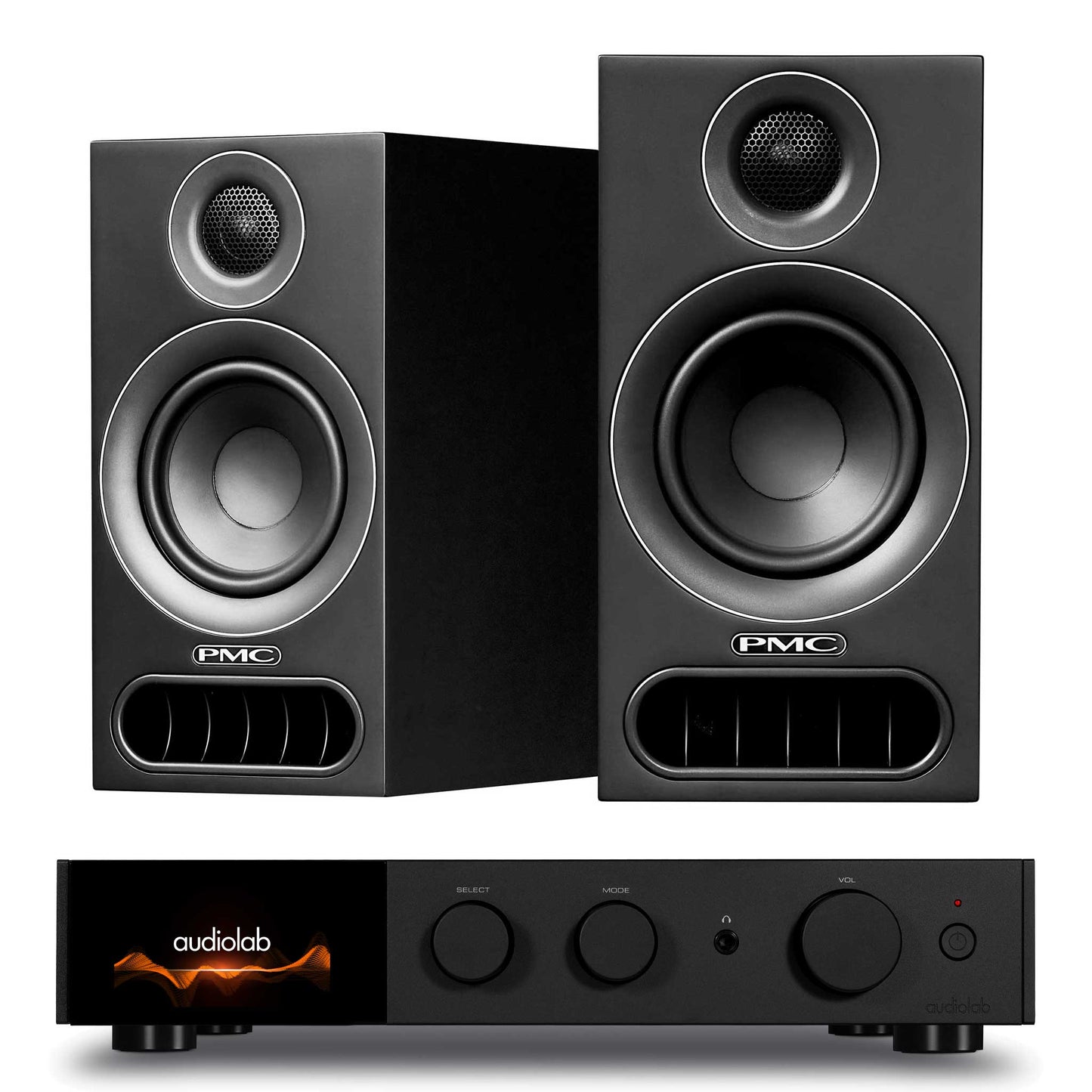 Audiolab 9000A Black with PMC prodigy1