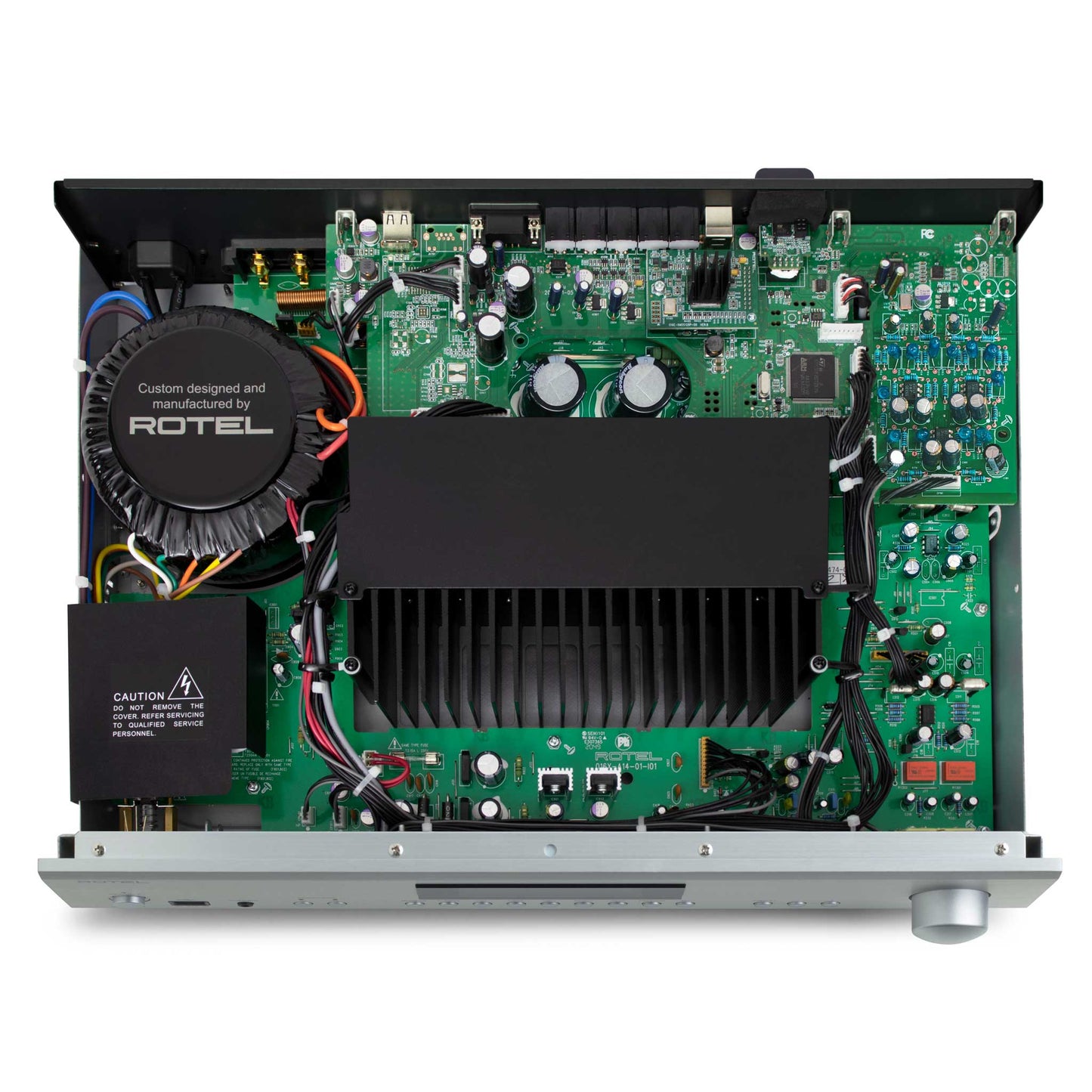 Rotel A12 MKII Silver Internal View