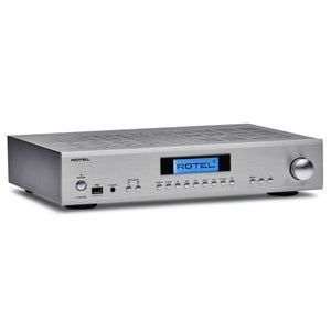 Rotel A12 MKII Silver Angled View