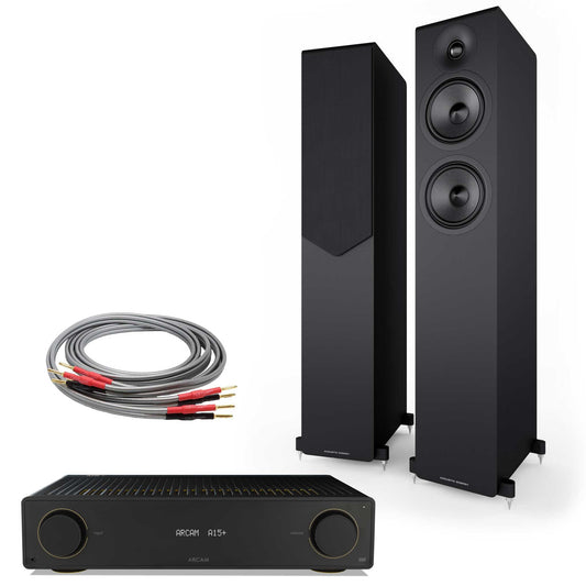 Arcam A15+ with Acoustic Energy AE309² Matte Black