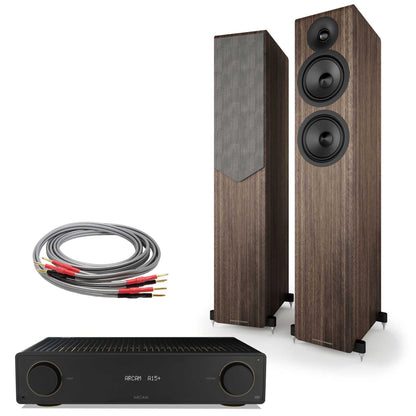 Arcam A15+ with Acoustic Energy AE309² Walnut