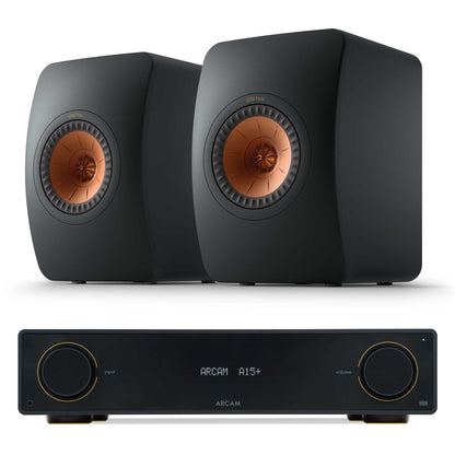 Arcam A15+ with KEF LS50 Meta Carbon Black