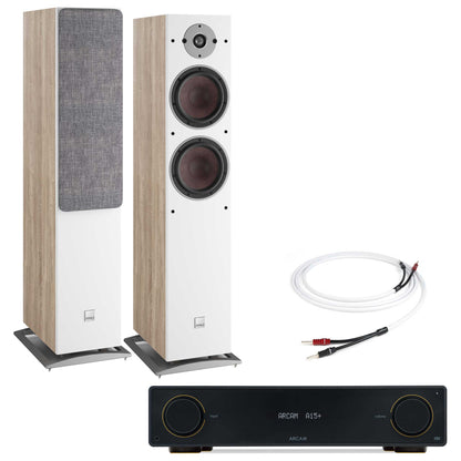 Arcam A15+ with Dali Oberon 7 Light Oak