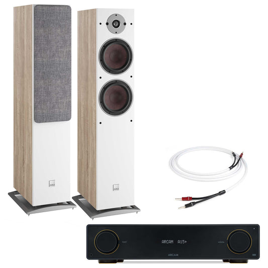 Arcam A15+ with Dali Oberon 7 Light Oak