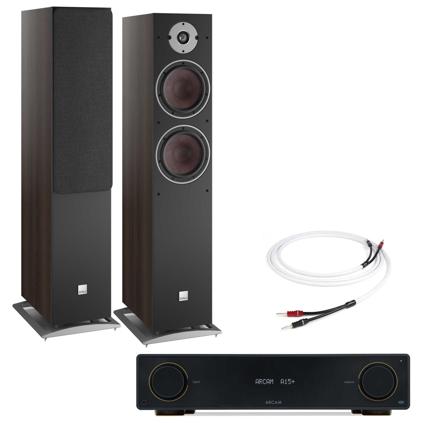 Arcam A15+ with Dali Oberon 7 Dark Walnut