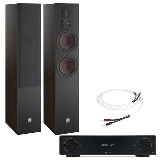 Arcam A15+ with Dali Opticon 6 MK2 Tobacco Oak