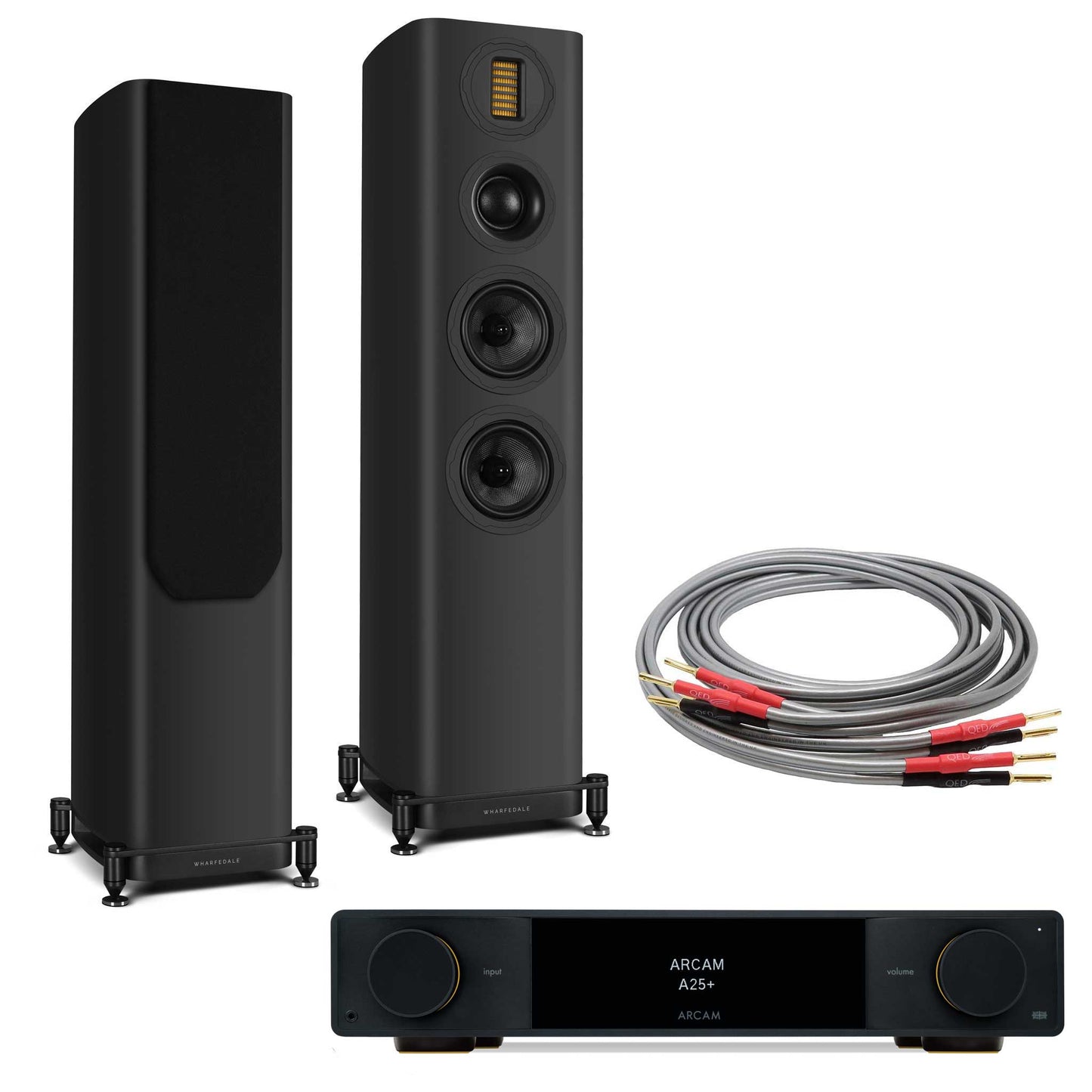 Arcam A25+ with Wharfedale EVO 5.3 Black
