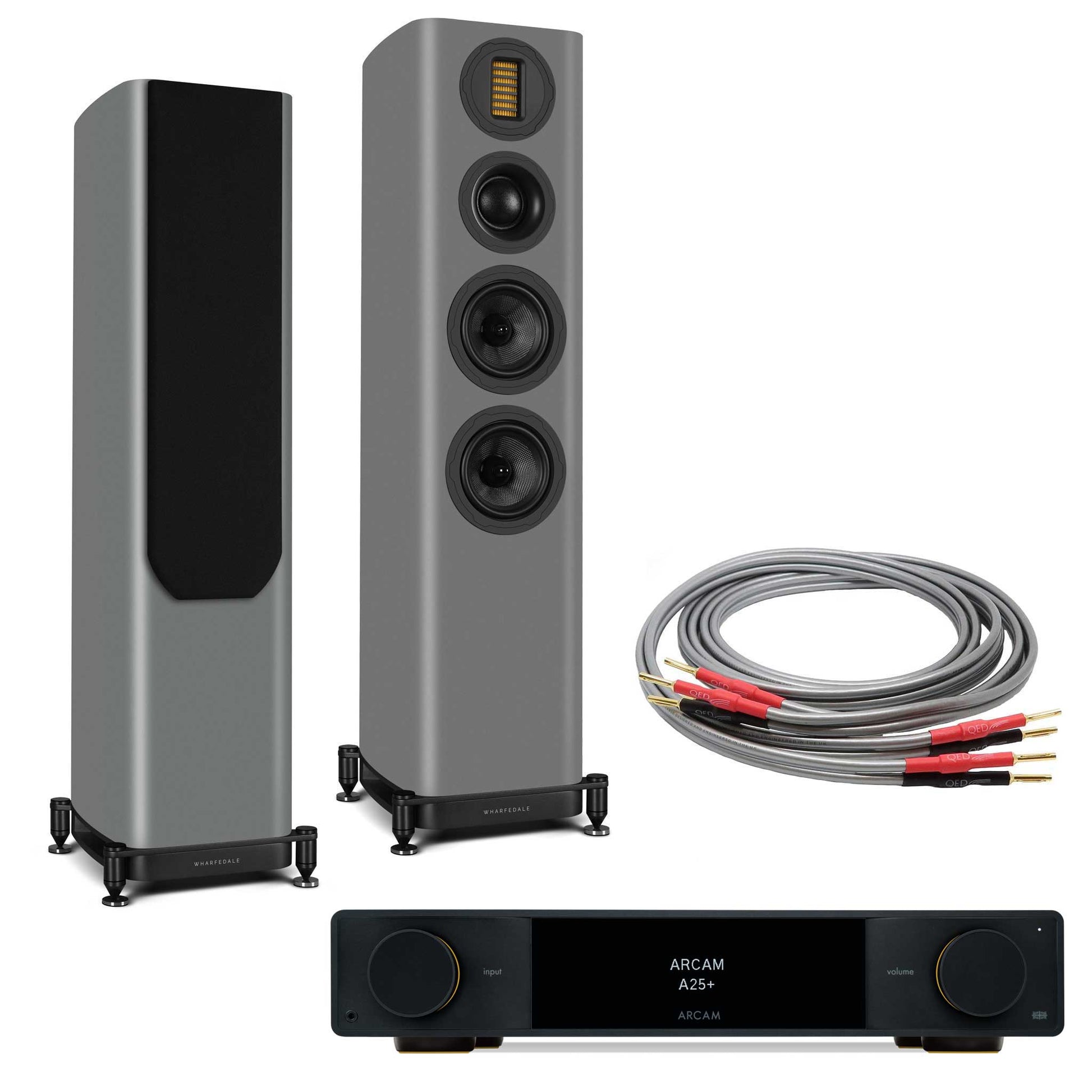 Arcam A25+ with Wharfedale EVO 5.3 Grey