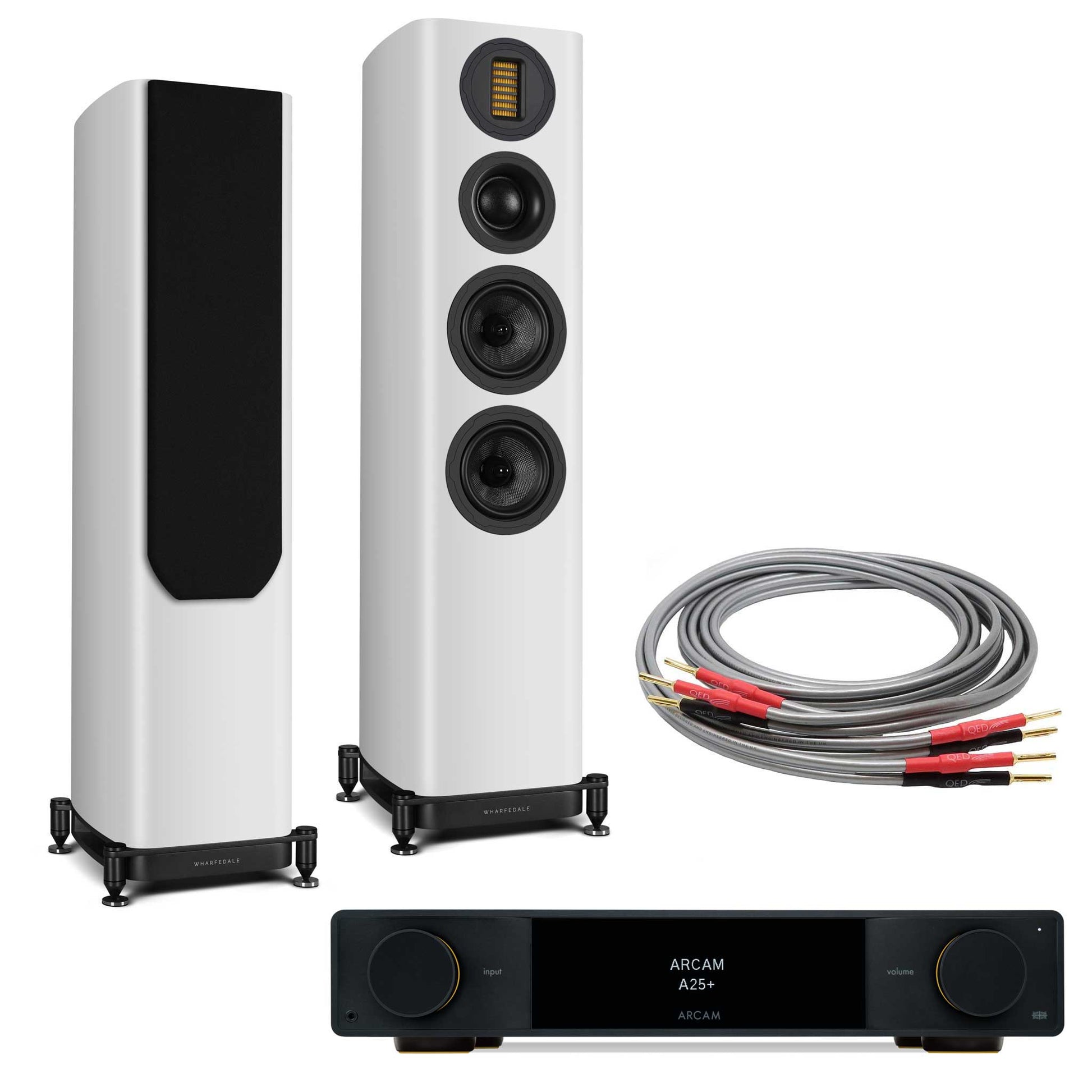 Arcam A25+ with Wharfedale EVO 5.3 White