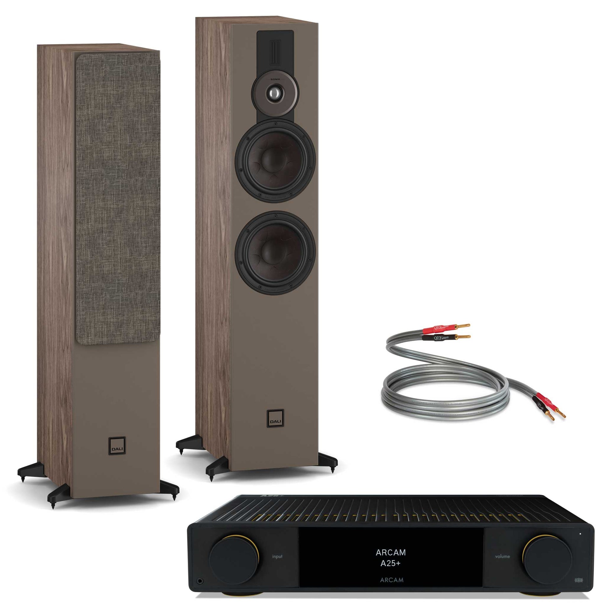 Arcam A25+ with Dali SONIK 7 Walnut