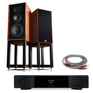 Arcam A25+ with Wharfedale Super Linton Mahogany