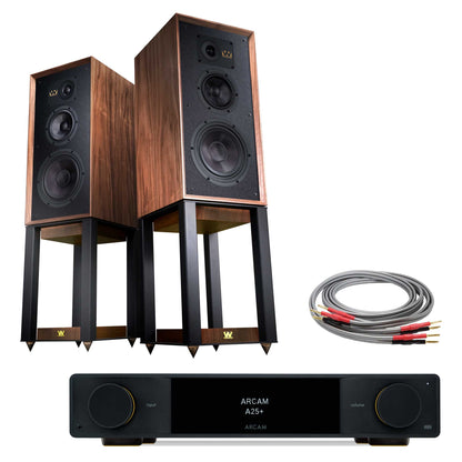 Arcam A25+ with Wharfedale Super Linton Walnut