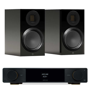 Arcam A25+ with Monitor Audio Gold 50 6G Gloss Black