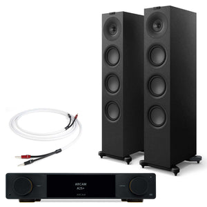 Arcam A25+ with KEF Q11 Meta Satin Black