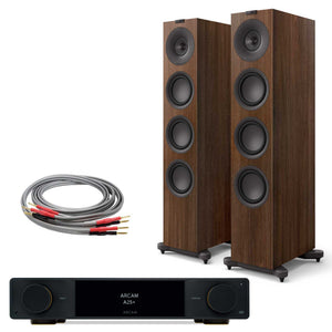 Arcam A25+ with KEF Q11 Meta Walnut