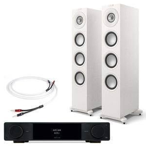Arcam A25+ with KEF Q11 Meta Satin White