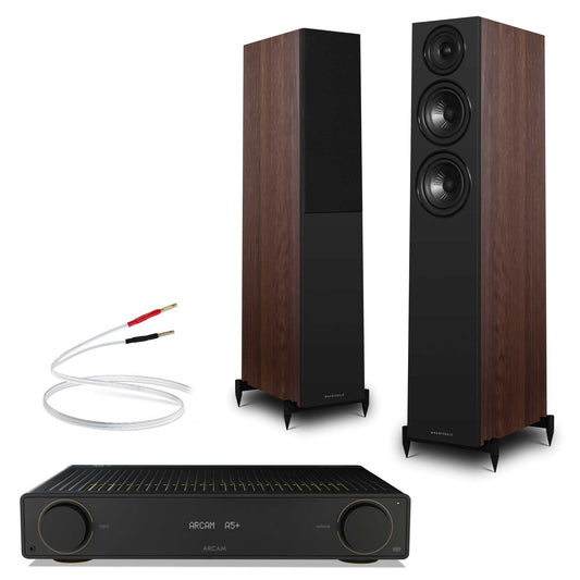 Arcam A5+ with Wharfedale Diamond 12.3i + Cables