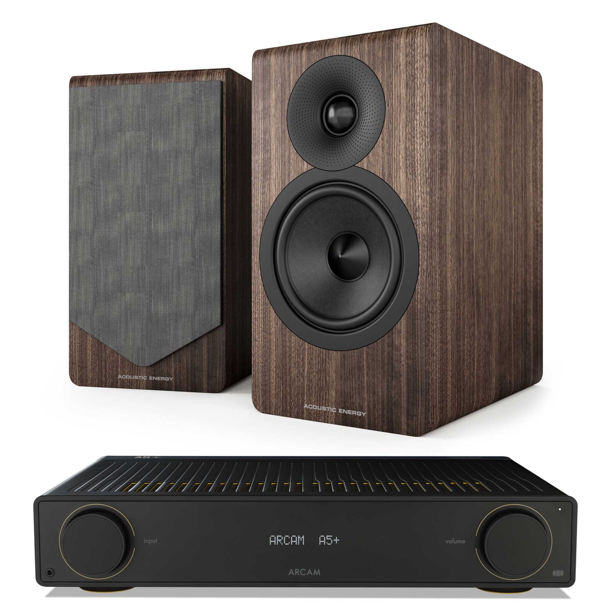 Arcam A5+ with Acoustic Energy AE300² Walnut