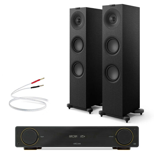Arcam A5+ with KEF Q7 Meta Satin Black