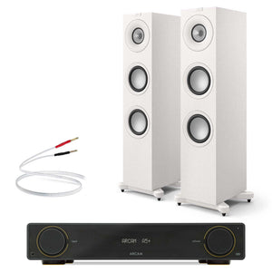 Arcam A5+ with KEF Q7 Meta Satin White