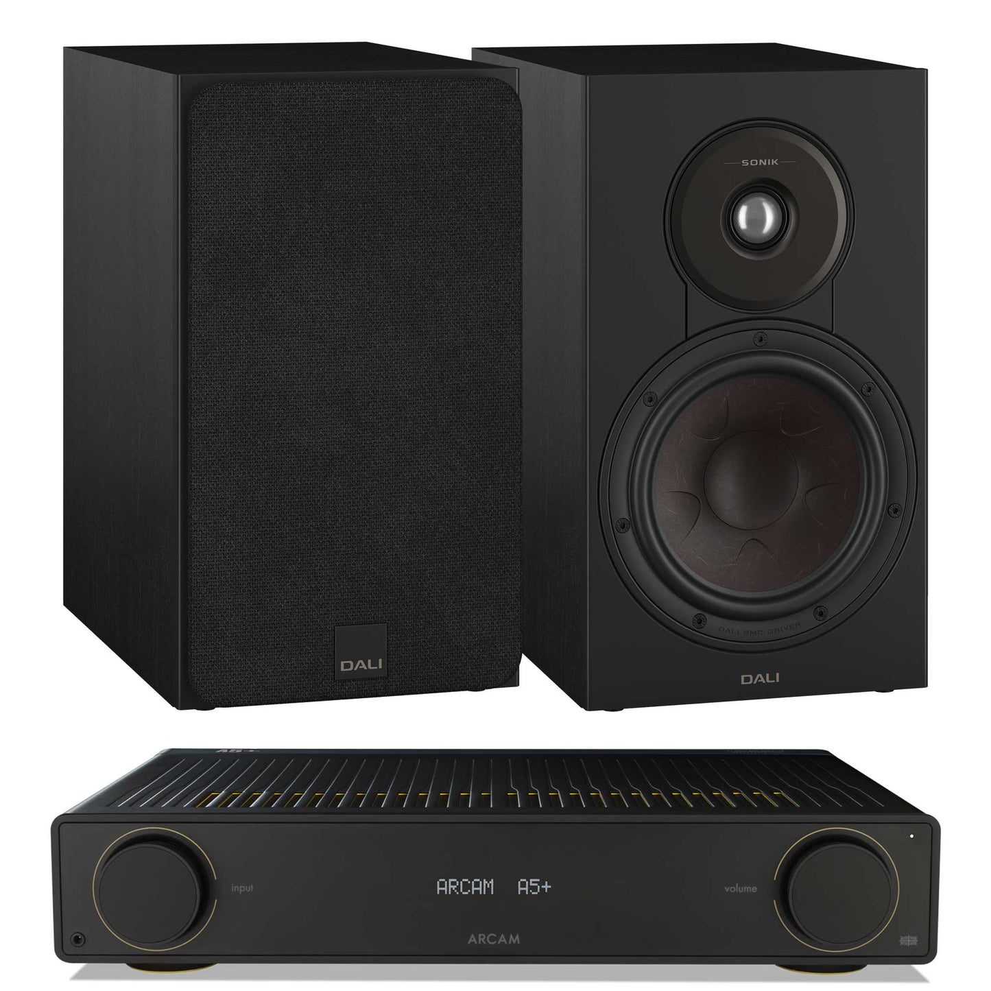 Arcam A5+ with Dali SONIK 3 Black Ash