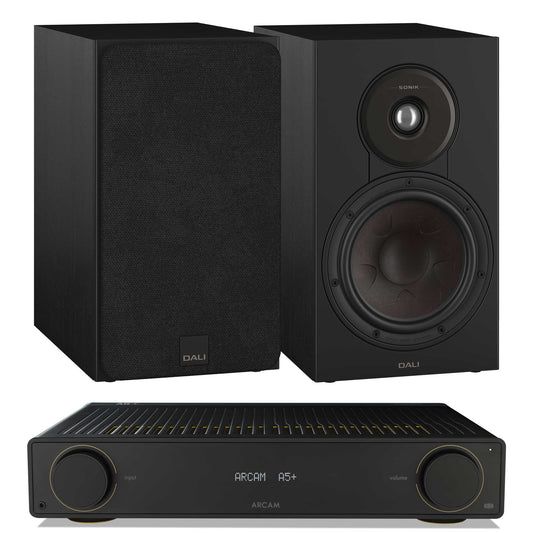 Arcam A5+ with Dali SONIK 3 Black Ash
