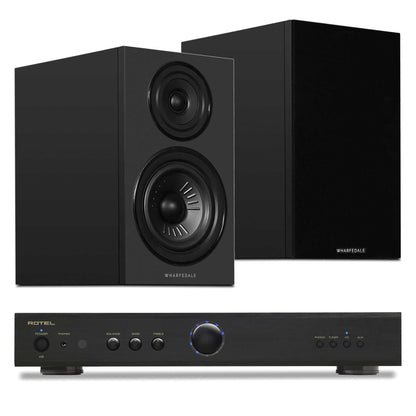 Rotel A8 Black with Wharfedale Diamond 12.2i Black
