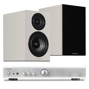 Rotel A8 Silver with Wharfedale Diamond 12.2i Grey