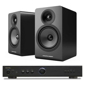 Rotel A8 Black with Acoustic Energy AE100² Black