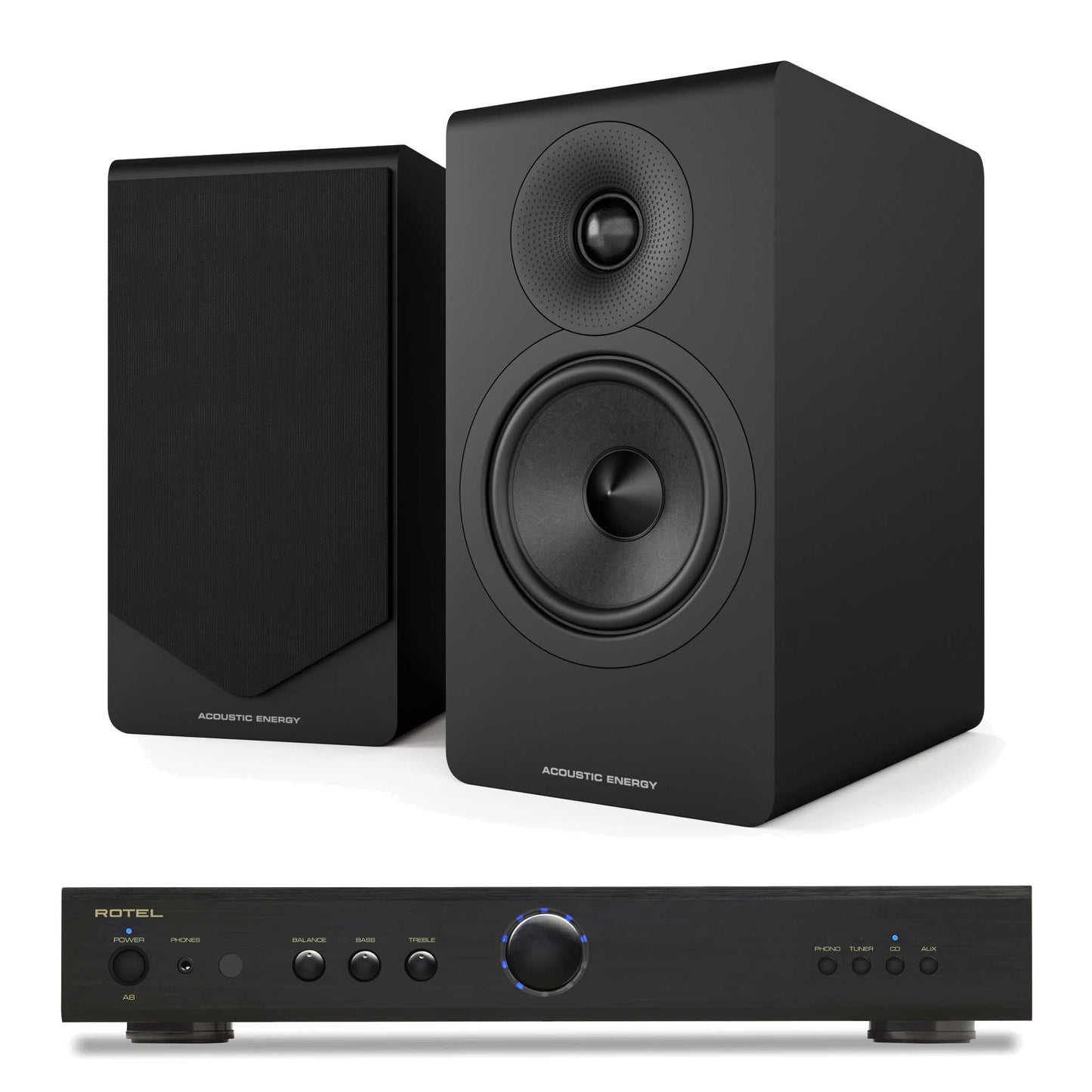 Rotel A8 + Acoustic Energy AE300² + Cables