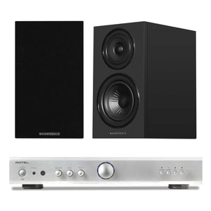 Rotel A8 Silver with Wharfedale Diamond 12.1i Black