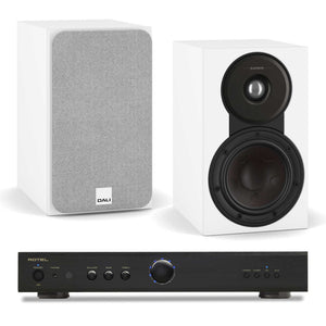Rotel A8 Black with Dali SONIK 1 White