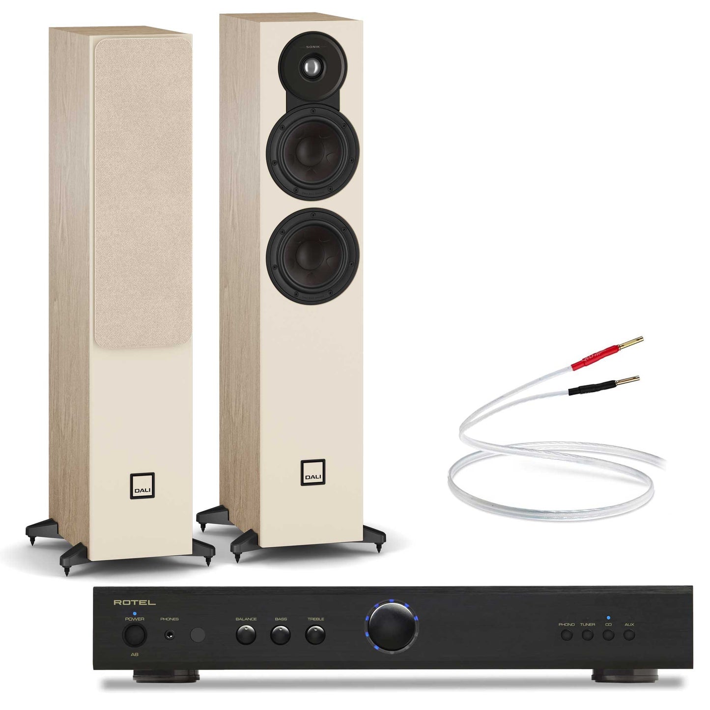 Rotel A8 + Dali SONIK 5 + Cables