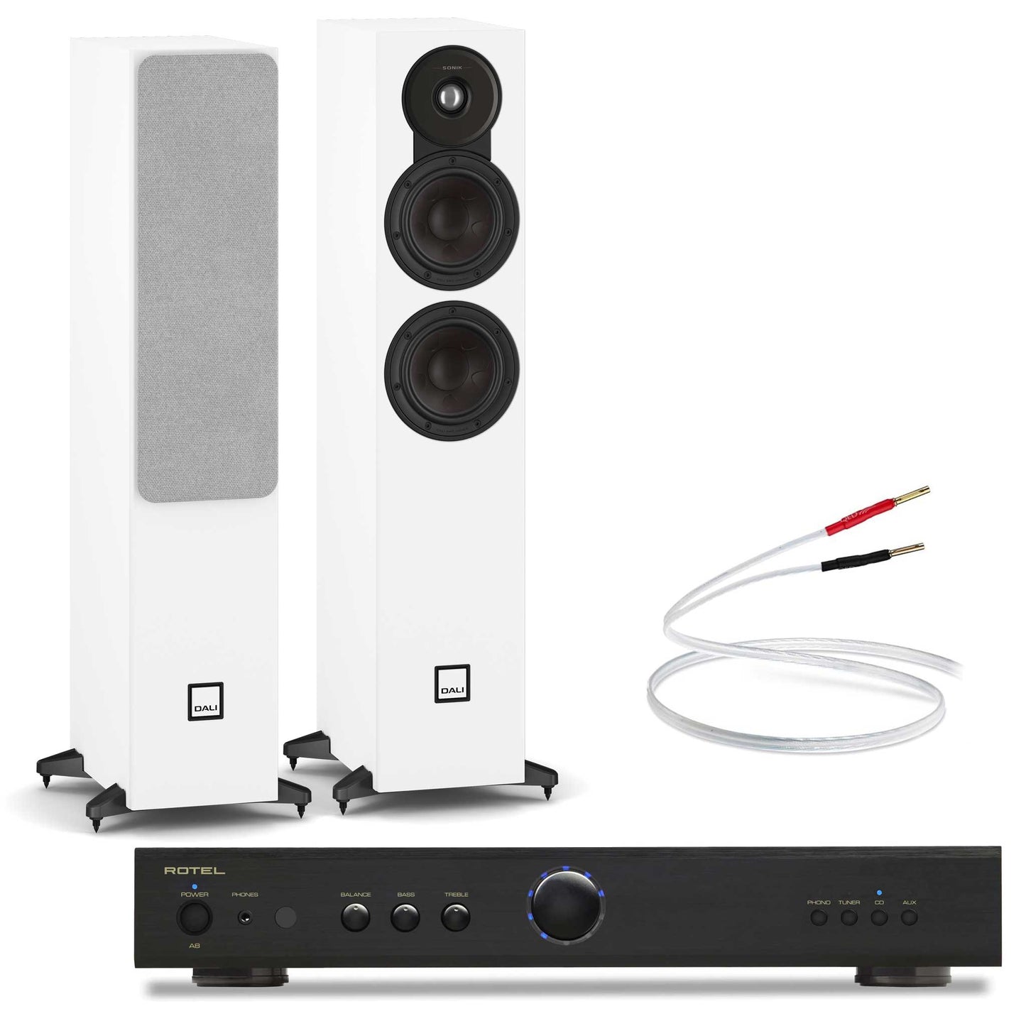Rotel A8 + Dali SONIK 5 + Cables