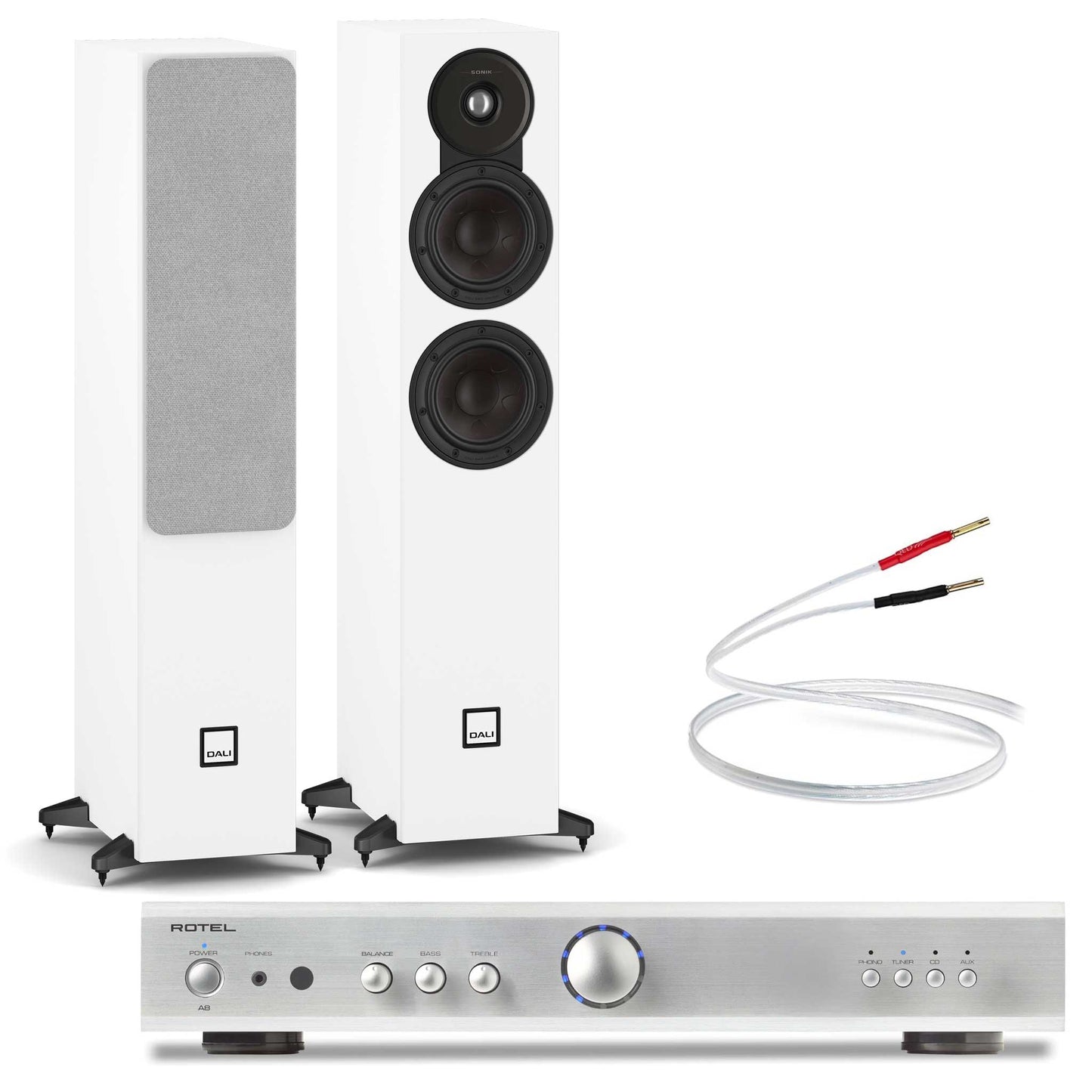 Rotel A8 + Dali SONIK 5 + Cables