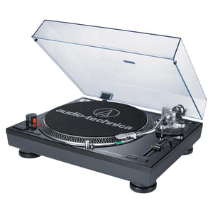  Audio-Technica AT-LP120XUSB Black Angled View