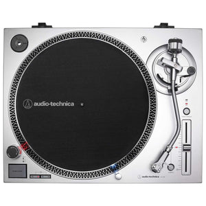 Audio Technica AT-LP120XUSB Silver Top View