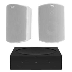 Sonos Amp with Polk Atrium 5 Outdoor Speakers (pair)