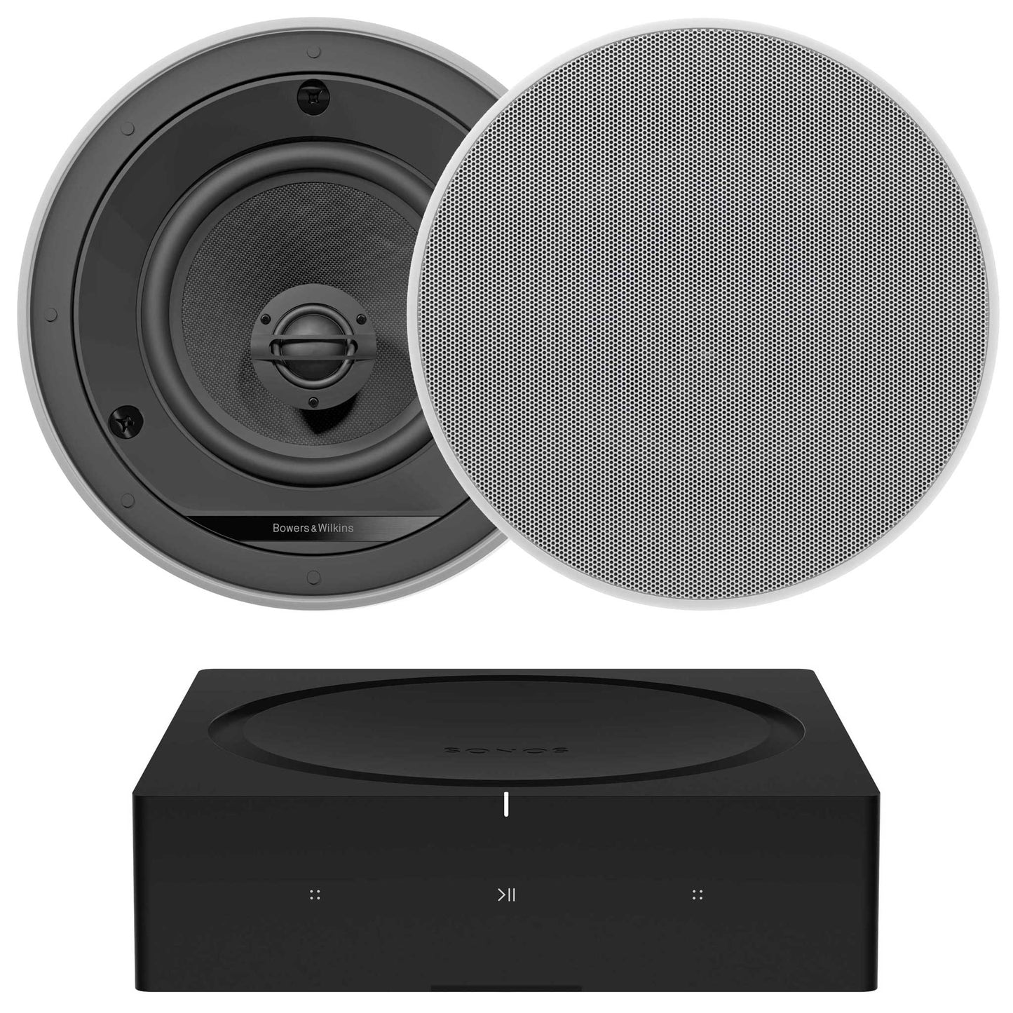 Sonos Amp with a pair of Bowers & Wilkins CCM665 ceiling speakers