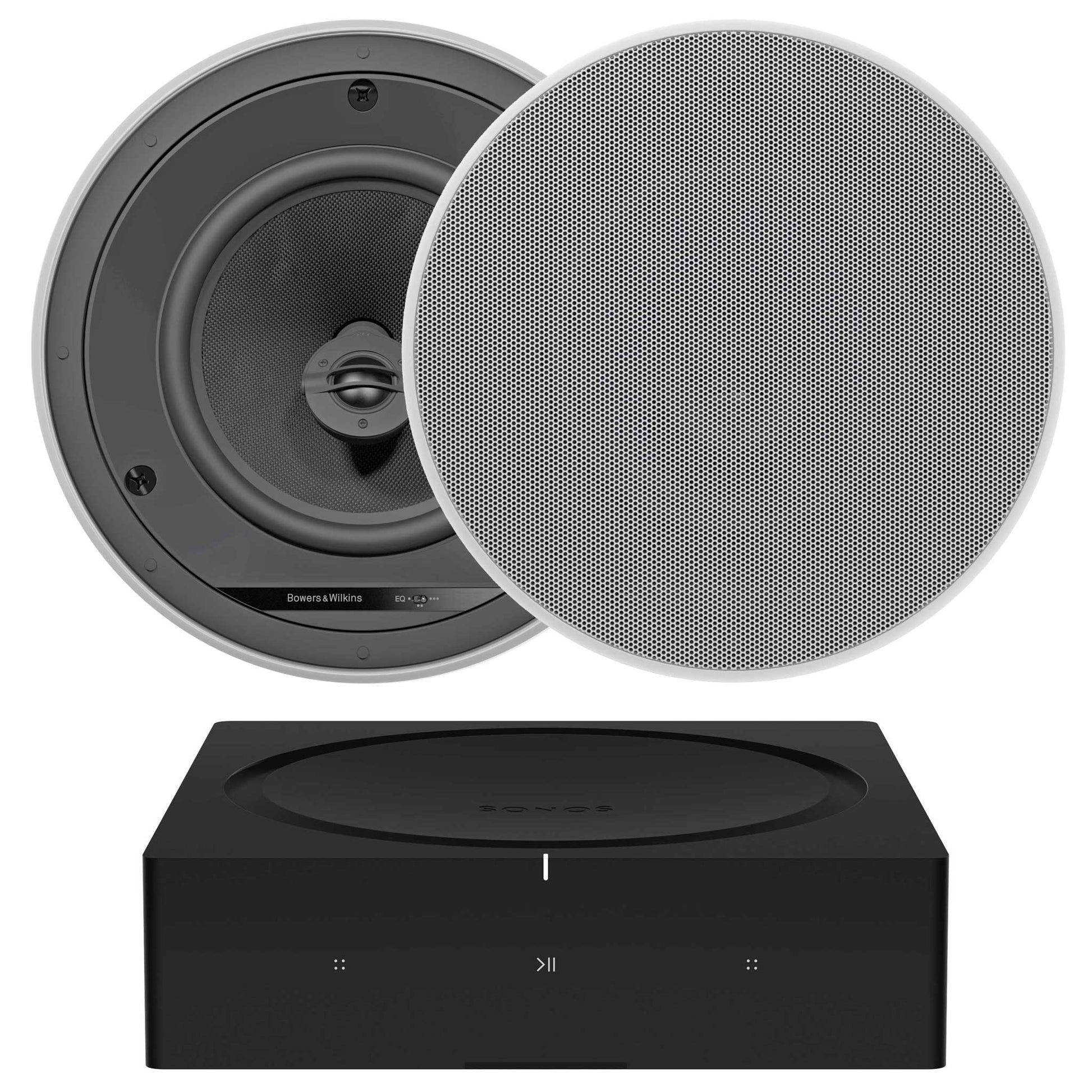 Sonos Amp with a pair of Bowers & Wilkins CCM684 ceiling speakers