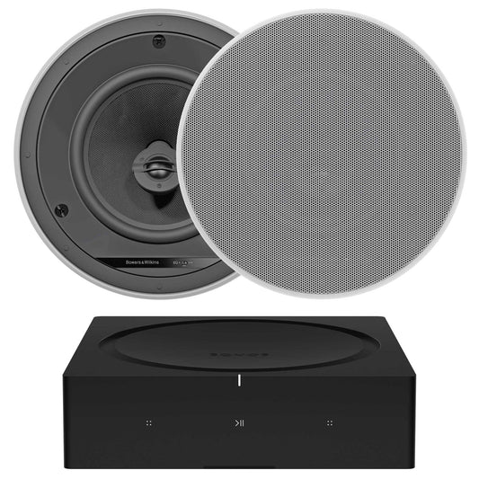 Sonos Amp with a pair of Bowers & Wilkins CCM684 ceiling speakers