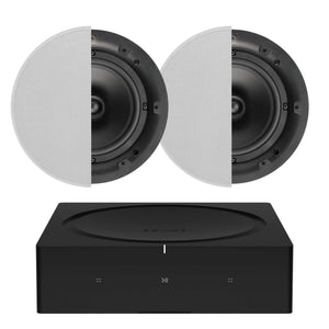 Sonos Amp + Q Acoustics Qi65C In-Ceiling Speakers