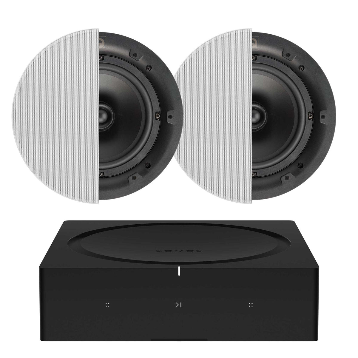 Sonos Amp + Q Acoustics Qi65C In-Ceiling Speakers