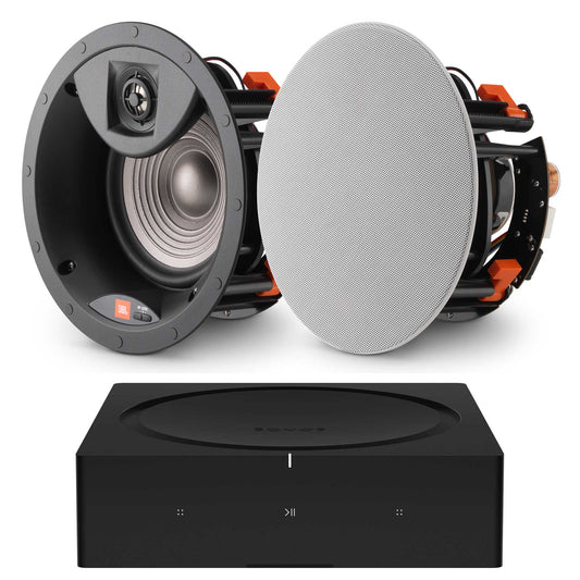 Sonos Amp with a pair of JBL Studio 2 6IC ceiling speakers