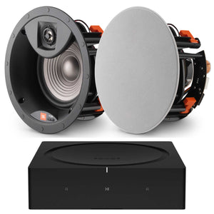 Sonos Amp with a pair of JBL Studio 2 8IC ceiling speakers