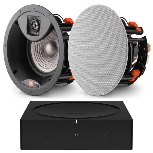 Sonos Amp with a pair of JBL Studio 2 8IC ceiling speakers