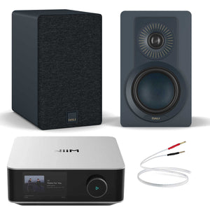 WiiM Amp Ultra Space Silver with Dali Kupid Chilly Blue